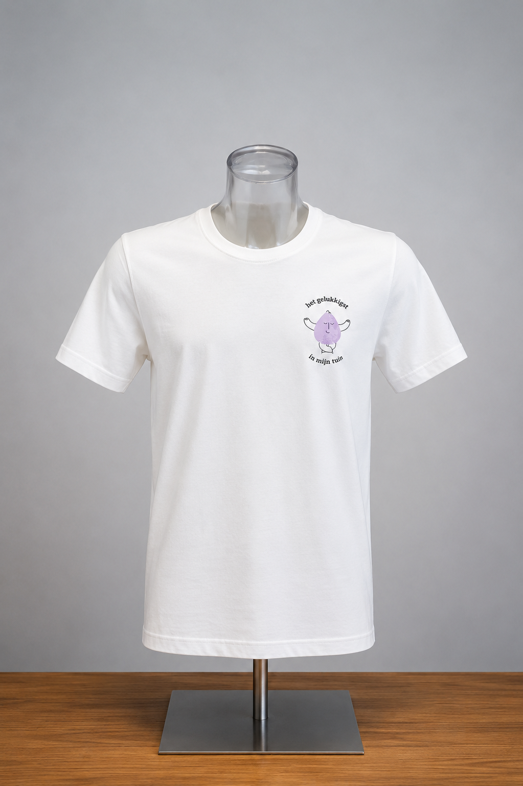 T-shirt Het gelukkigst in mijn tuin