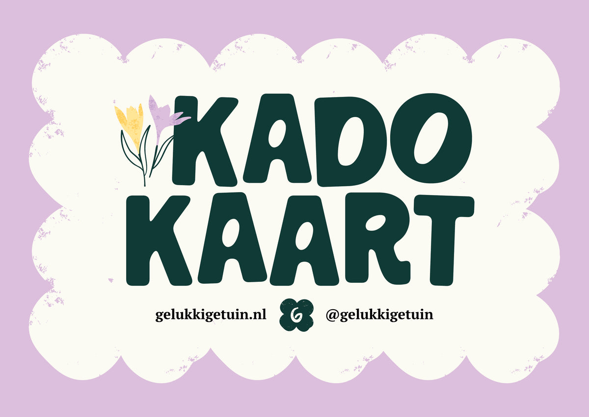 Cadeau bon voor een gelukkige tuin